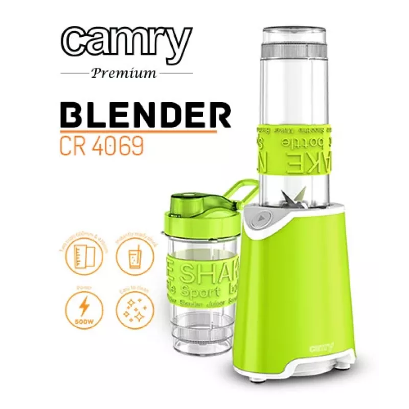 Camry CR 4069 Frullatore 600 L Frullatore da cucina Verde, Trasparente, Bianco 500 W