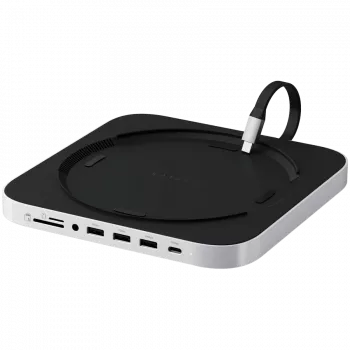 Dock per laptop Satechi ST-GMMSHS con filo USB 3.2 Gen 2 Type-C bianco