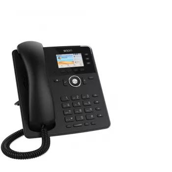 Snom telefono da tavolo D717 telefono IP nero 3 linee TFT