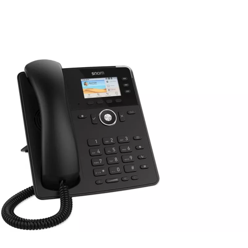Snom telefono da tavolo D717 telefono IP nero 3 linee TFT