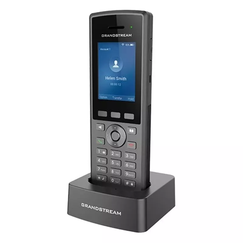 Telefono IP mobile Grandstream Networks WP825 antracite 2 linee LCD Wi-Fi