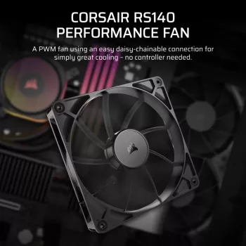 Ventola Corsair RS140 14 cm nero 330–1700 U/min 0,11–3,46 mmH2O