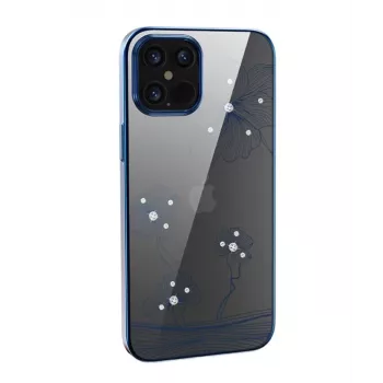 Custodia protettiva Devia Crystal Flora per iPhone 12 mini, blu