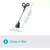 Gardena 14820-55 EasyWeed 1800/18V P4A solo spazzola per fughe a batteria, rimuovi erbacce, senza batteria e caricabatterie, grigio/turchese