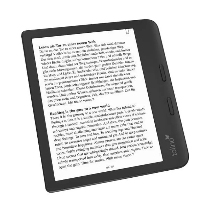 Tolino E-book reader touchscreen Wi-Fi nero
