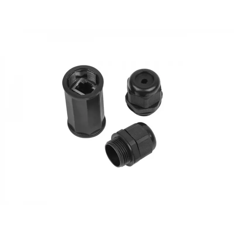 Adattatore per cavo RJ-45 Lanberg AD-RJ45-OS6-IP67 nero