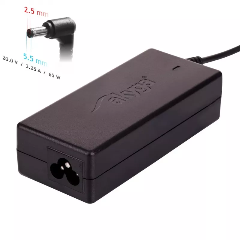 Alimentatore per notebook Akyga AK-ND-17 per Fujitsu Siemens, 65 W, 20 V / 3,25 A, 5,5 x 2,5 mm