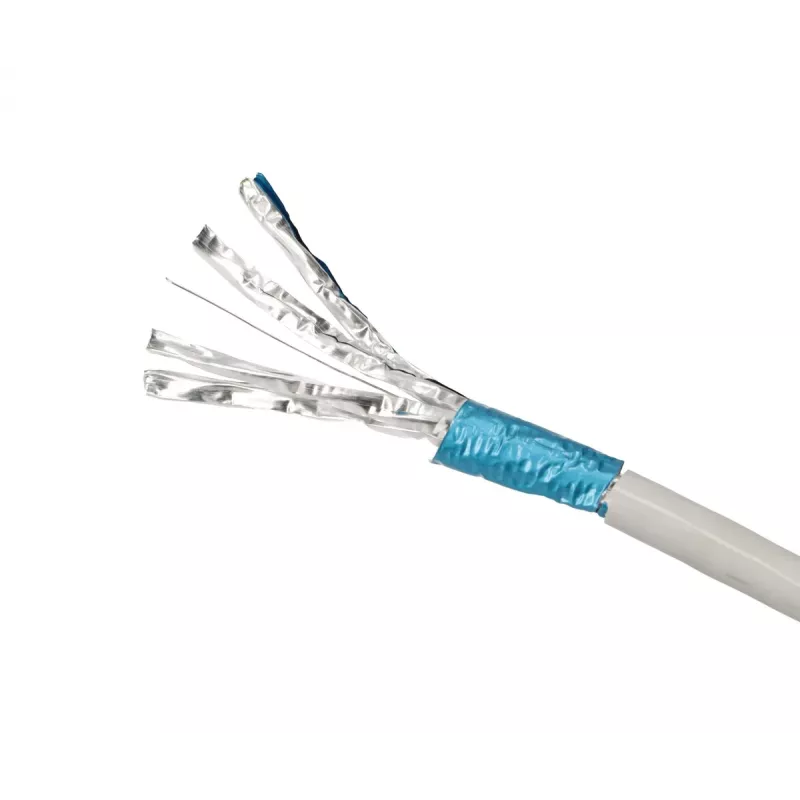 Cavo di rete Extralink Twisted-Pair CAT6A FTP (F/FTP) V2 indoor 500M grigio