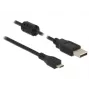 Cavo USB DeLOCK 84900 USB 2.0 0,5 m USB A Micro-USB B nero