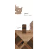 Custodia protettiva Man and Wood per iPhone 7/8 – fango nero
