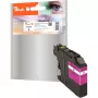 Peach PI500-89 cartuccia d'inchiostro compatibile per Brother LC-125XL, XL, 15 ml, magenta