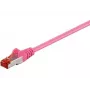 Microconnect SSTP6005PI cavo di rete rosa 0,5 m Cat6 S/FTP (S-STP)