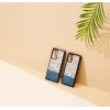 Custodia per cellulare man and wood per Samsung Galaxy Note 20 Ultra — fiore blu su nero