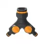 Fiskars 1027061 raccordo per tubo dell'acqua connettore per rubinetto nero, arancione 1 pezzo