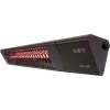 Stufa a infrarossi SUNRED PRO25W-SMART, triangolare da parete scura, 2500 W, nero, IP55