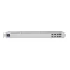 Switch di rete gestito L2 UBIQUITI USW-Aggregation — 8 slot SFP+, supporto 10G, senza ventola, rack 1U, argento