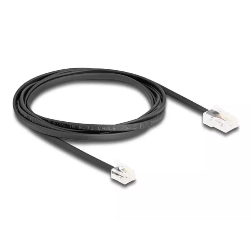 Cavo telefonico DeLOCK 88036 RJ45 a RJ11 2 m nero