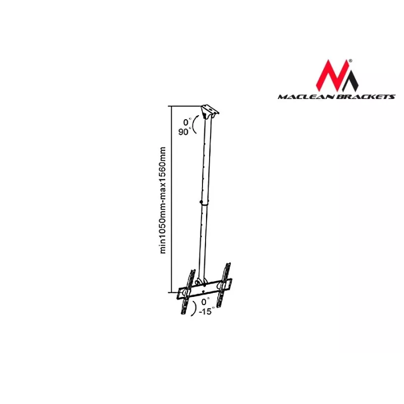 Supporto da parete/soffitto MACLEAN MC-631 per TV 32–55