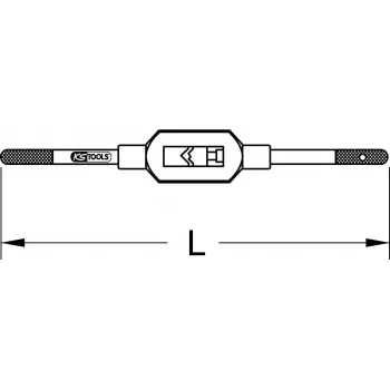 Gira maschi regolabile KS Tools M5-M20 (331.0015)