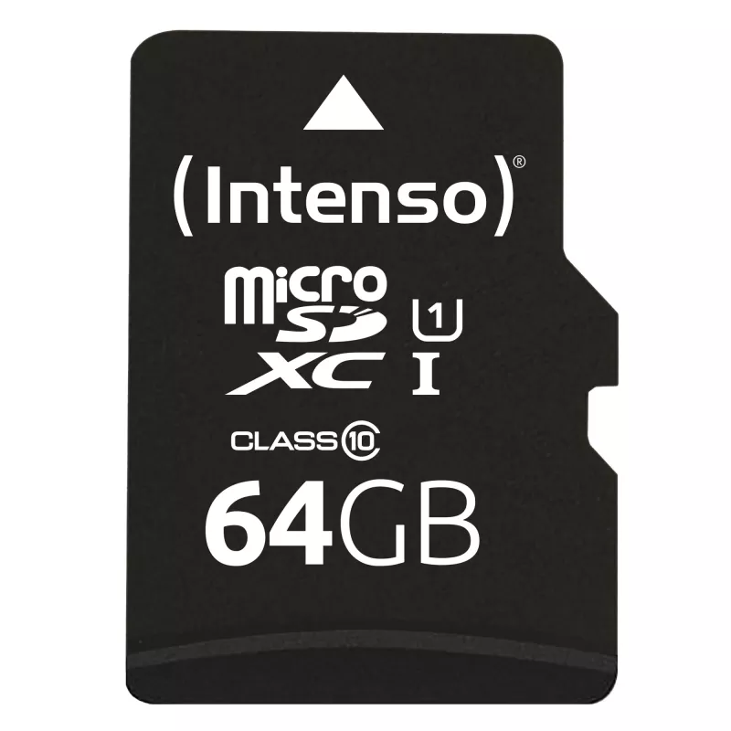 Scheda di memoria Intenso 64GB MicroSDXC UHS-I Classe 10 3423490