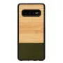 Custodia per smartphone man and wood per Galaxy S10 — Bamboo Forest nero