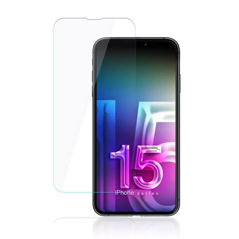Pellicola protettiva flessibile temperata 3MK FlexibleGlass Pro per Apple iPhone 15 – trasparente, antigraffio