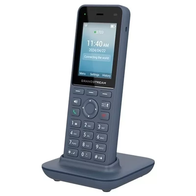 Telefono IP Grandstream Networks WP8256 antracite 3 linee LCD Wi-Fi