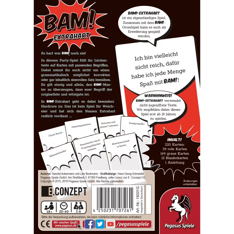 Bam gioco per famiglie extra hard