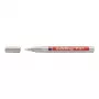 Pennarelli Edding e-751 bianco punta fine, confezione da 2, inchiostro bianco