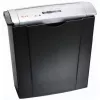 Distruggidocumenti PEACH PS400-02, taglio a strisce, larghezza di lavoro 22 cm, taglio 7 mm, nero/argento