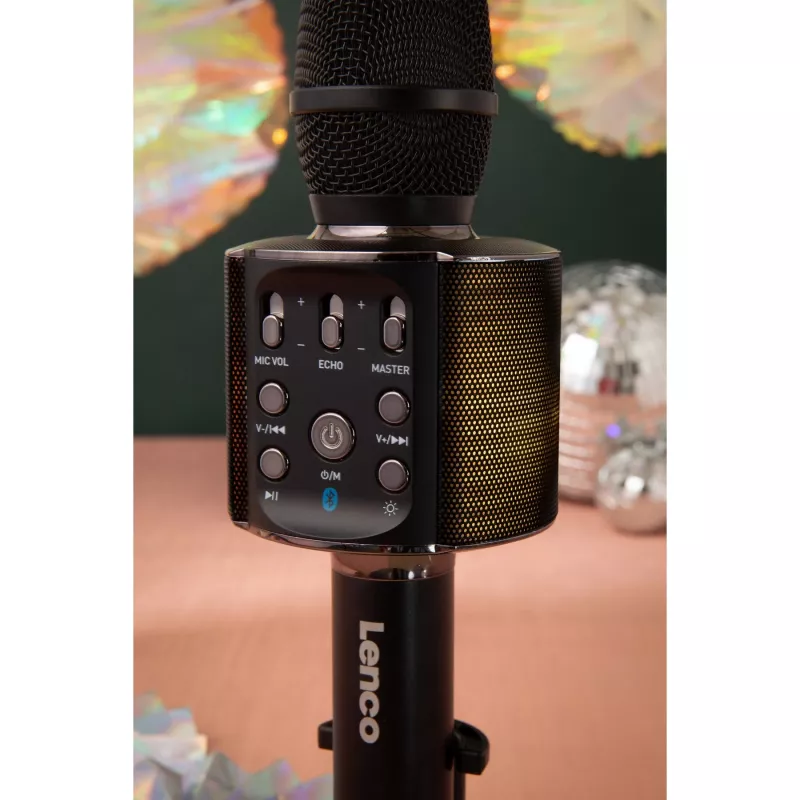 LENCO BMC-090 microfono karaoke, nero