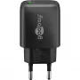 Caricabatterie rapido USB-A QC (18 W) (nero)