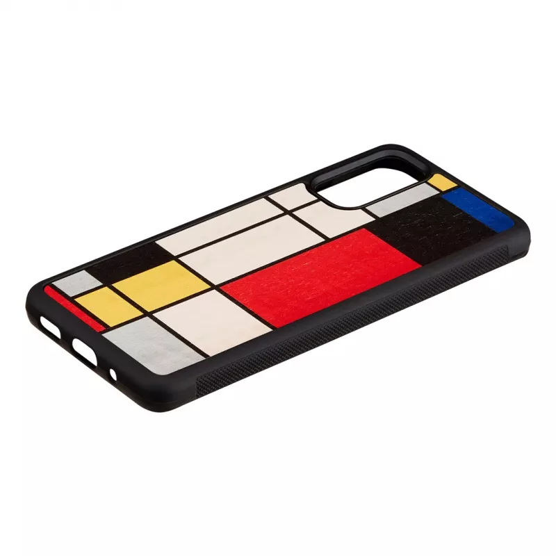 Custodia per cellulare Man and Wood per Samsung Galaxy S20 — legno nero