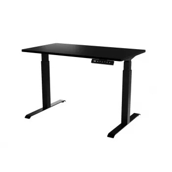 Scrivania cama meble MOON regolabile elettricamente in altezza dritta 1210×670 mm nero