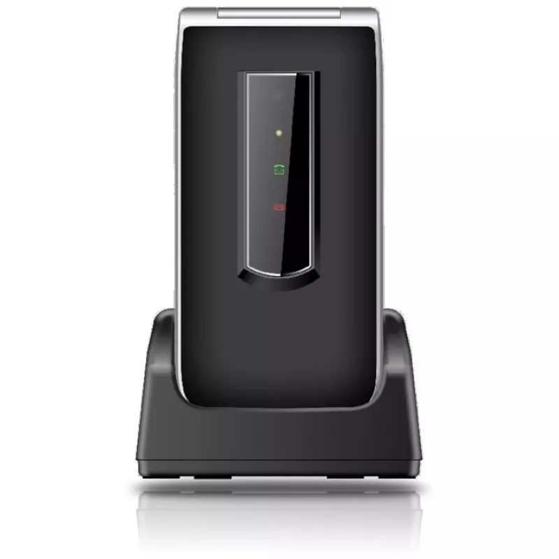 Bea-fon SL495 Telefono per anziani (senza alimentatore) – nero argento