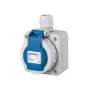 Wall Box Schuko MENNEKES Elektrotechnik GmbH & Co. KG 10863 16A2P+E 230V DWD blu (10863)