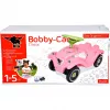 Bobby-Car-Classic Flower, cavalcabile rosa/verde chiaro