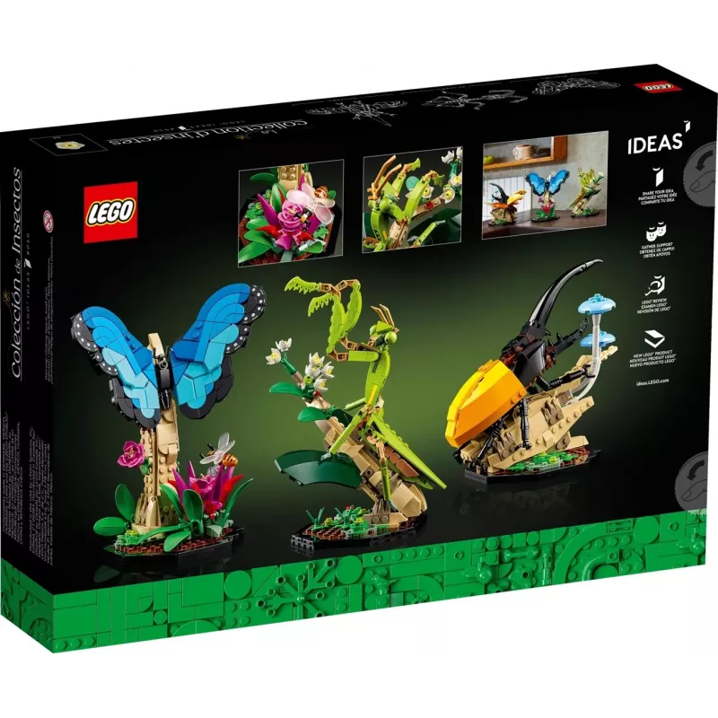 LEGO IDEAS 21342 la collezione degli insetti