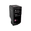 Lexmark 74C2HM0 Cartuccia toner di restituzione, magenta, alta resa