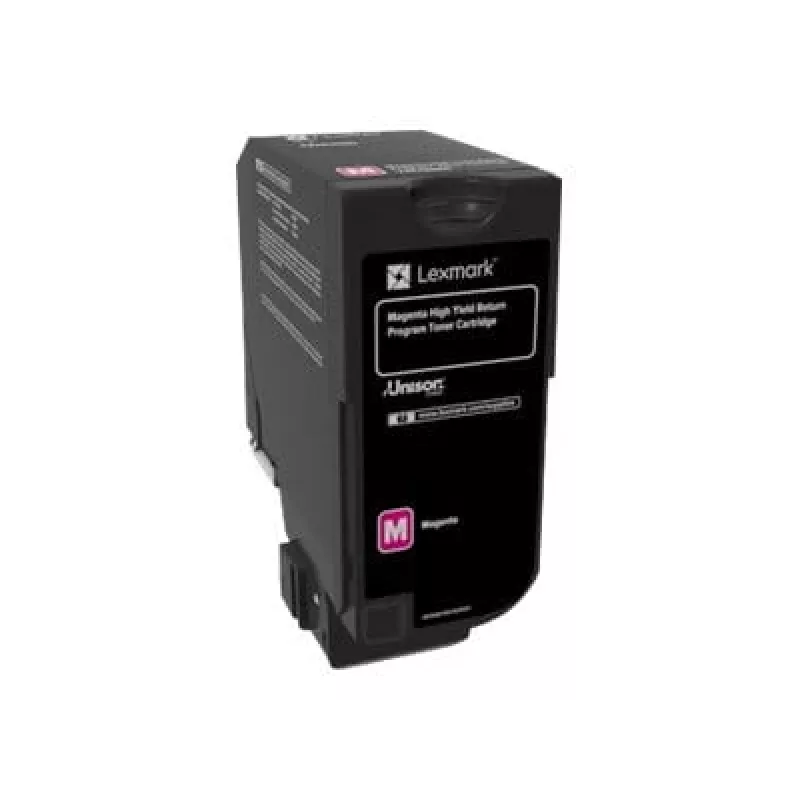 Lexmark 74C2HM0 Cartuccia toner di restituzione, magenta, alta resa