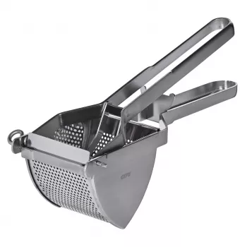 Schiacciapatate GEFU Original 13300, acciaio inox, pressa da cucina manuale