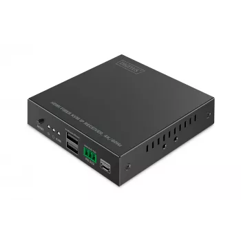 Ricevitore Digitus HDMI Fiber KVM IP Receiver 4K/60Hz con filo USB