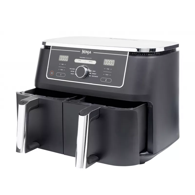 Ninja AF400EU friggitrice ad aria doppia 9,5 L stand-alone 2470 W friggitrice ad aria nera