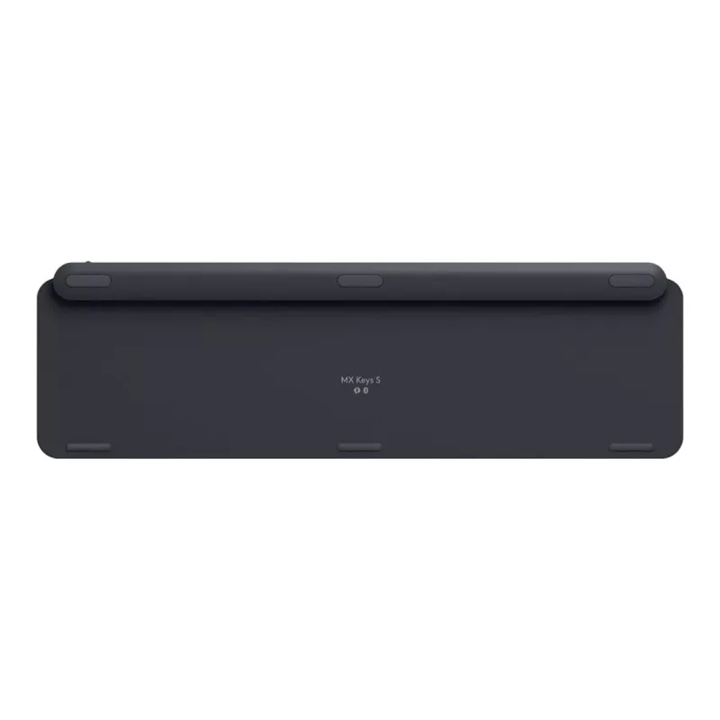 Logitech MX Keys S 920-011589 tastiera wireless a grandezza standard, Bluetooth LE / Logi Bolt, retroilluminata, ricaricabile via USB-C, QWERTY US International, con poggiapolsi, grafite