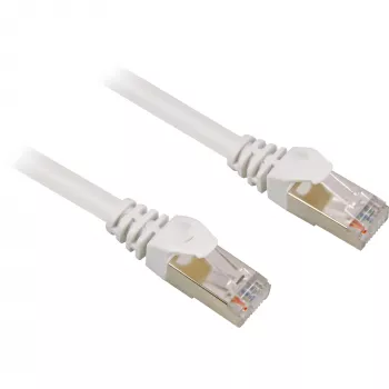 Cavo patch RJ45 maschio > RJ45 maschio CAT.6 S/FTP (bianco, 1,5 metri)