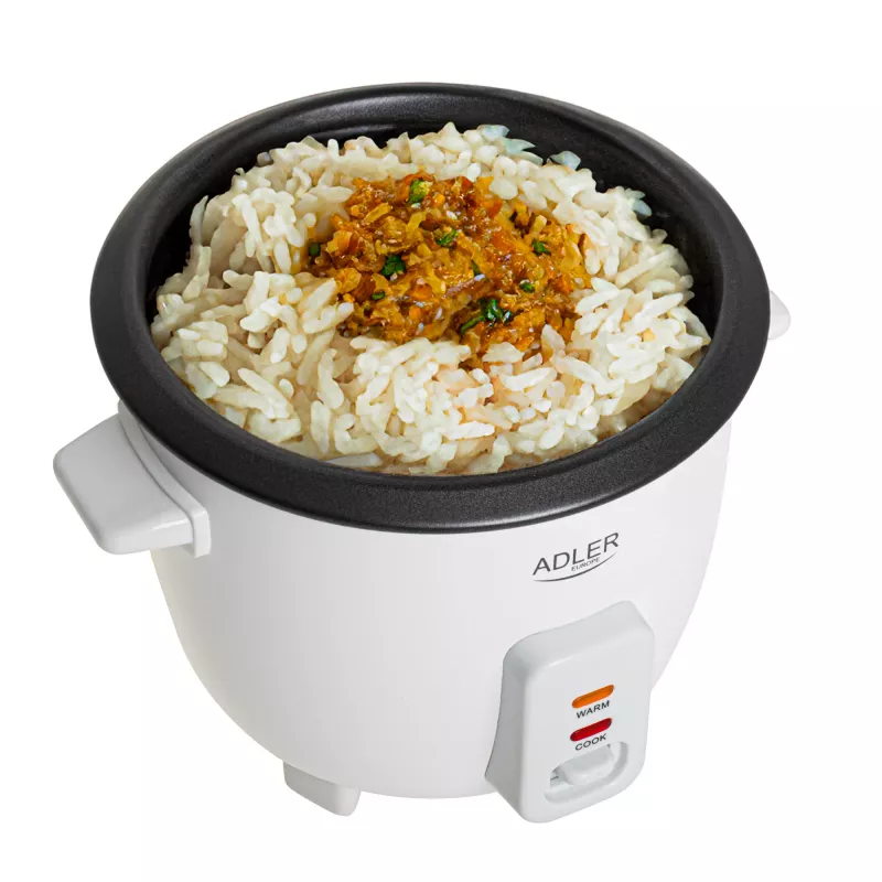 Adler AD 6418 cuociriso nero, acciaio inox 1000 W