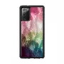 Custodia protettiva iKins per Samsung Galaxy Note 20 – motivo fiori d'acqua nero