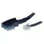 S/CONN 3m TAE-N - RJ12 nero trasparente ShiverPeaks