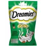 Snack per gatti Dreamies con erba gatta 60 g – croccanti snack di carne morso singolo, 22% proteine, 22% grassi, 2% fibra grezza
