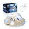 Lampada notturna LED per letto neno COSMO – portatile, silicone, ricaricabile, 3 livelli di luminosità, bianco, a batteria